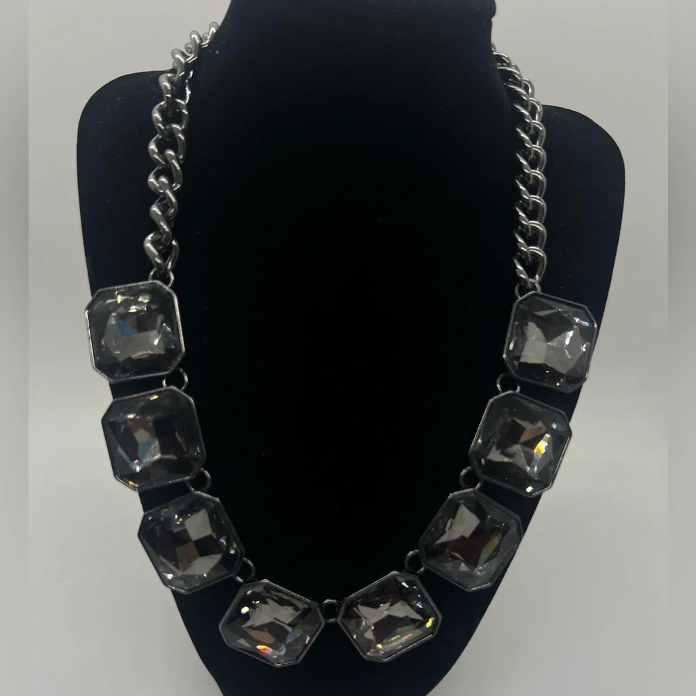 Tasha Rhinestone Statement Necklace‎